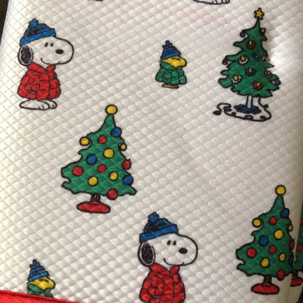 Peanuts Snoopy Puffer Jacket Christmas Holiday Drying Mats